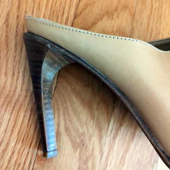 Miz Mooz Cream Tan Heels - Picture 11 of 15